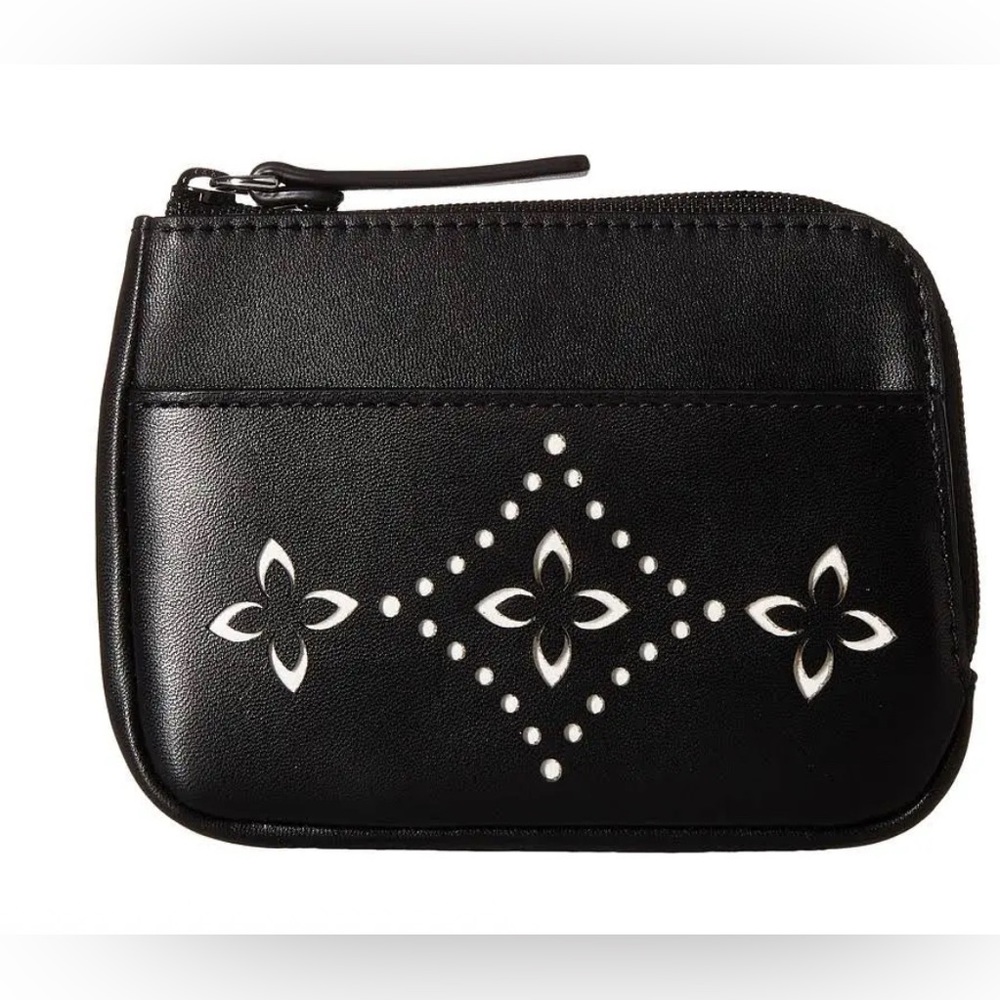 Vera Bradley Laser-Cut Zip Card Case – Concerto (NWOT)